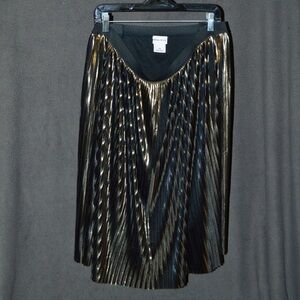 AVA VIV gold and black skirt